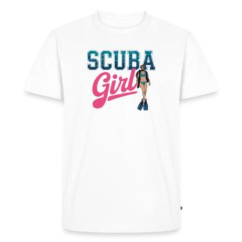 Conception de plongée sous-marine pour fille - T-shirt Premium bio Homme - blanc - Devant - Nico (187cm)