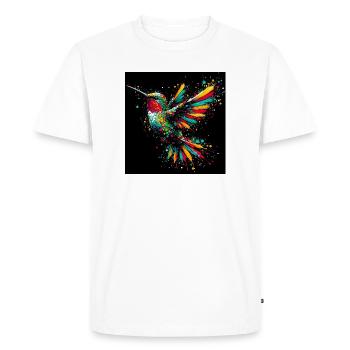 colibri - T-shirt Premium bio Homme - blanc - Devant - Nico (187cm)