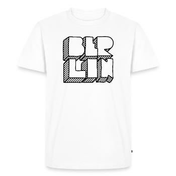 Je suis un Berlinois – Capitale et culte - T-shirt Premium bio Homme - blanc - Devant - Nico (187cm)