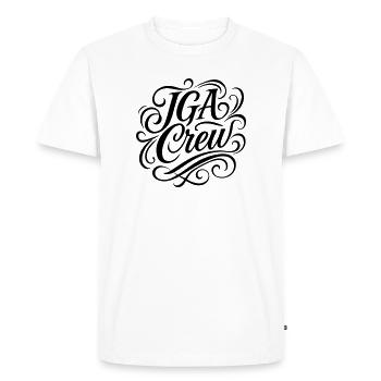 Bachelor Party Crew - Men's Premium Organic T-Shirt - white - Front - Nico (187cm)
