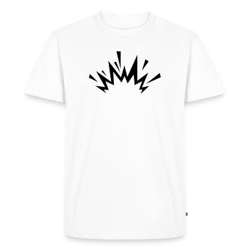 Explosion de bande dessinée - T-shirt Premium bio Homme - blanc - Devant - Nico (187cm)