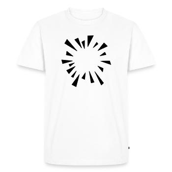Comic Effect Burst Balloon - Men's Premium Organic T-Shirt - white - Front - Nico (187cm)