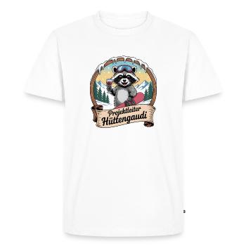 Soirée d’équipe Vacances de ski Ski & Snowboarder Après-ski - T-shirt Premium bio Homme - blanc - Devant - Nico (187cm)