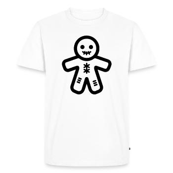 Poupée Vaudou - T-shirt Premium bio Homme - blanc - Devant - Nico (187cm)