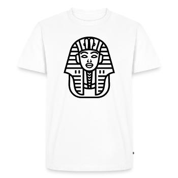 pharaon - T-shirt Premium bio Homme - blanc - Devant - Nico (187cm)