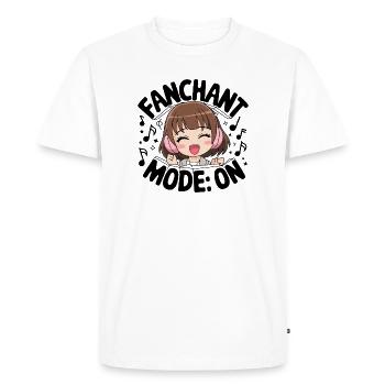 K-Pop Fanchant Corée Musique - T-shirt Premium bio Homme - blanc - Devant - Nico (187cm)