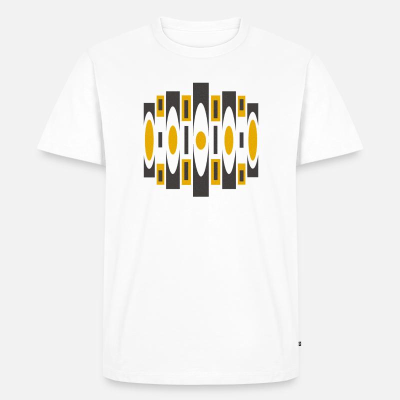 Psychedelisches Muster von Cean - Männer Premium Bio T-Shirt - Weiß