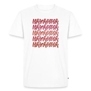 La Havane comme voyage - T-shirt Premium bio Homme - blanc - Devant - Nico (187cm)