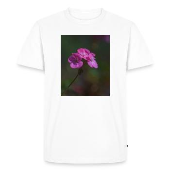 fleurs roses - T-shirt Premium bio Homme - blanc - Devant - Nico (187cm)