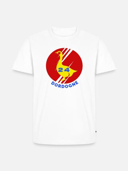 Dordogne 24 - T-shirt Premium bio Homme - blanc