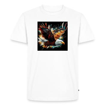 aigle - T-shirt Premium bio Homme - blanc - Devant - Nico (187cm)