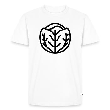 cabbage - Men's Premium Organic T-Shirt - white - Front - Nico (187cm)