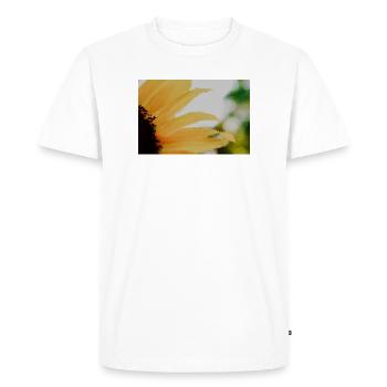 Aquarelles de tournesol - T-shirt Premium bio Homme - blanc - Devant - Nico (187cm)