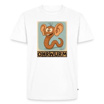 Mélodie entraînante de Rico Beck - T-shirt Premium bio Homme - blanc - Devant - Nico (187cm)