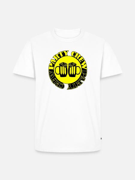 Party Crew Beer - Men's Premium Organic T-Shirt - white