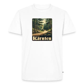 Carinthia Forest Trail - Men's Premium Organic T-Shirt - white - Front - Nico (187cm)