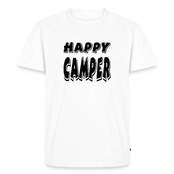 Campeur - T-shirt Premium bio Homme - blanc - Devant - Nico (187cm)