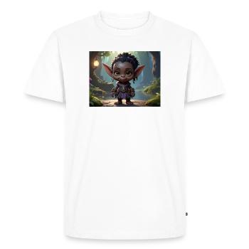 Forest Goblin in Duskwood - Men's Premium Organic T-Shirt - white - Front - Nico (187cm)