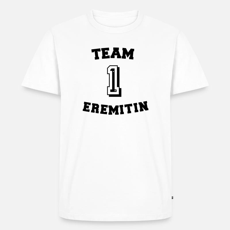 Team Eremitin - Männer Premium Bio T-Shirt - Weiß