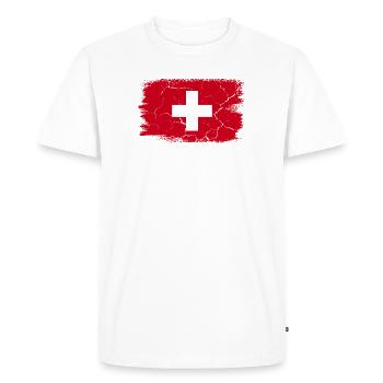Zermatt - T-shirt Premium bio Homme - blanc - Devant - Nico (187cm)