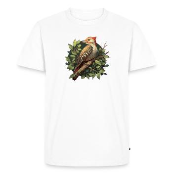 Pic Pic - T-shirt Premium bio Homme - blanc - Devant - Nico (187cm)