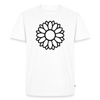 sunflower - Men's Premium Organic T-Shirt - white - Front - Nico (187cm)