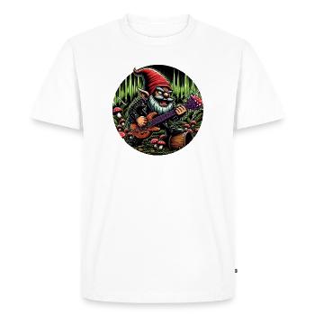 Lutin de roche - T-shirt Premium bio Homme - blanc - Devant - Nico (187cm)