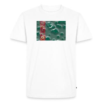 Turkménistan en tant que Turkménistan - T-shirt Premium bio Homme - blanc - Devant - Nico (187cm)