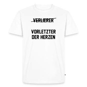 Penultimate of the hearts - Men's Premium Organic T-Shirt - white - Front - Nico (187cm)