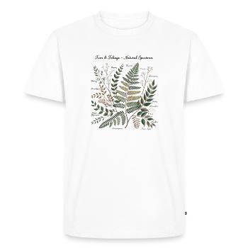 Art botanique - T-shirt Premium bio Homme - blanc - Devant - Nico (187cm)
