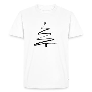 Christmas tree Merry Christmas - Men's Premium Organic T-Shirt - white - Front - Nico (187cm)