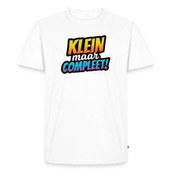 Dégradé rétro petit mais complet - T-shirt Premium bio Homme - blanc - Devant - Nico (187cm)