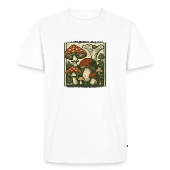 Sauvage - T-shirt Premium bio Homme - blanc - Devant - Nico (187cm)