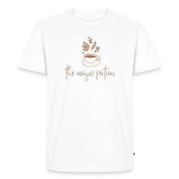 The Magic Potion Tea - Men's Premium Organic T-Shirt - white - Front - Nico (187cm)