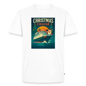 Croisière de Noël - T-shirt Premium bio Homme - blanc - Devant - Nico (187cm)