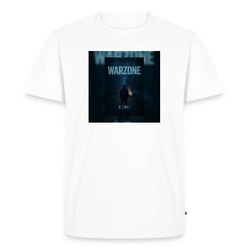 Warzone C.I.M.I - T-shirt Premium bio Homme - blanc - Devant - Nico (187cm)