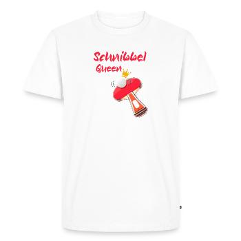 Ping-pong - T-shirt Premium bio Homme - blanc - Devant - Nico (187cm)