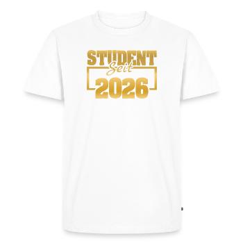 2026 2026 - T-shirt Premium bio Homme - blanc - Devant - Nico (187cm)