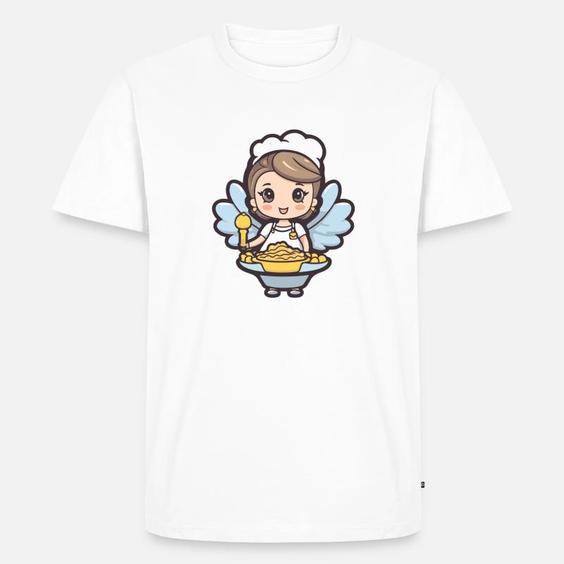 Fee Backen Backfee Kochen - Männer Premium Bio T-Shirt - Weiß
