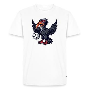 Héros de la boule de corbeau flèche - T-shirt Premium bio Homme - blanc - Devant - Nico (187cm)