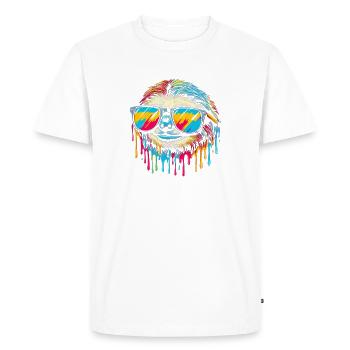 Paresseux Paresseux Art Paresseux Fan Paresseux - T-shirt Premium bio Homme - blanc - Devant - Nico (187cm)