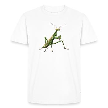 Mantes religieuses Mantes religieuses - T-shirt Premium bio Homme - blanc - Devant - Nico (187cm)