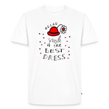 Carnaval Helau - T-shirt Premium bio Homme - blanc - Devant - Nico (187cm)