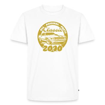 16e anniversaire - Classic Musclecar 01/2010 - T-shirt Premium bio Homme - blanc - Devant - Nico (187cm)