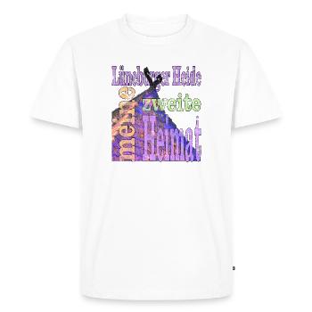 Lande de Lunebourg - T-shirt Premium bio Homme - blanc - Devant - Nico (187cm)