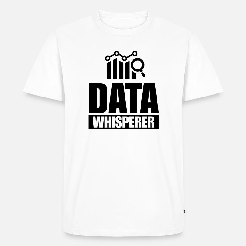Data Analyst Scientist Engineering Analysis - Men's Premium Organic T-Shirt - white