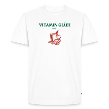Vin chaud vitaminé Design du marché de Noël sain - T-shirt Premium bio Homme - blanc - Devant - Nico (187cm)