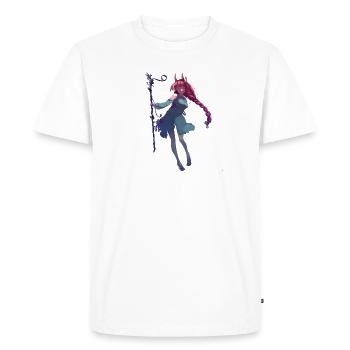 Mage - T-shirt Premium bio Homme - blanc - Devant - Nico (187cm)