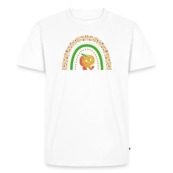 Teacher Thanksgiving Teacher - Men's Premium Organic T-Shirt - white - Front - Nico (187cm)