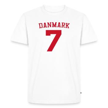 Conception de Denmark 7 Sport - T-shirt Premium bio Homme - blanc - Devant - Nico (187cm)